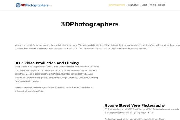 3dphotographers.com site used Gsite