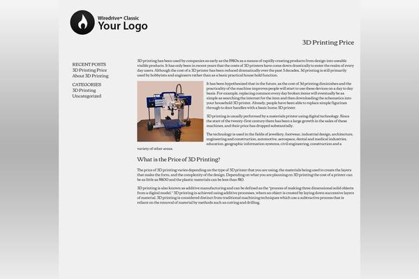 Wiredrive-classic theme site design template sample