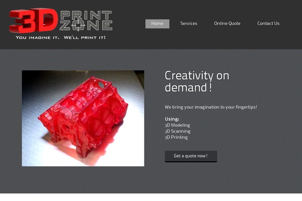 3dprintzone.us site used Themealley Business