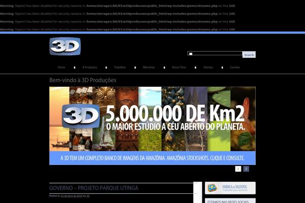 3dproducoes.com site used 3dproducoes