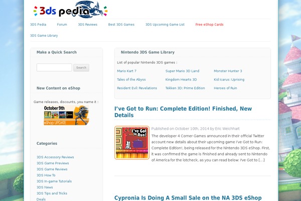 3dspedia.com site used Nintenpedia