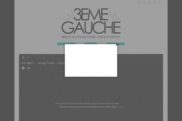 3emegauche.tv site used Themeforest-9340715-videotouch-video-wordpress-theme