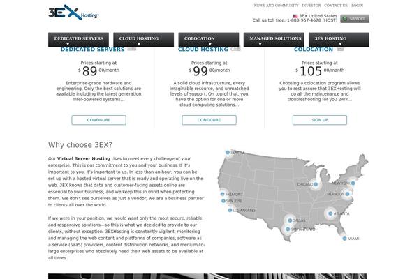 3exhosting.com site used 3ex