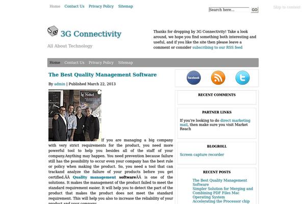 3gconnectivity.com site used Standardpack