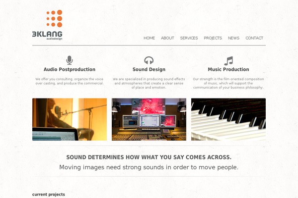 Tango theme site design template sample