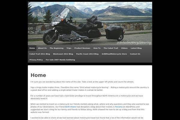 WordPress website example screenshot