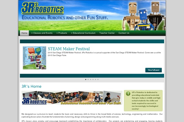 Graphene theme site design template sample