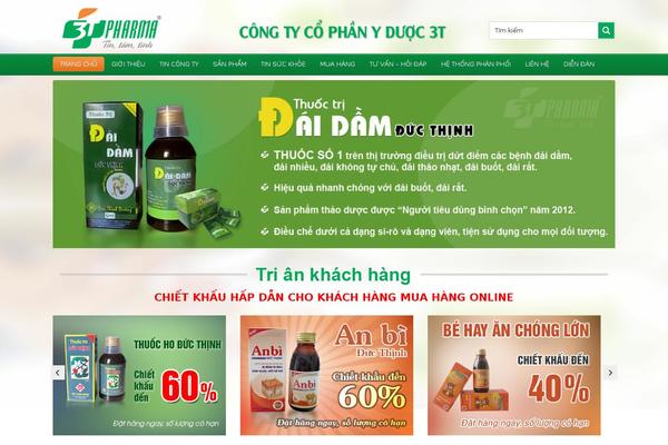3tpharma.com.vn site used Dddt