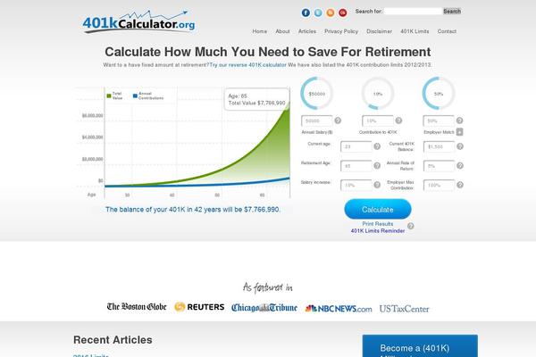 401k WordPress theme, websites list used 401k theme 401k theme websites examples