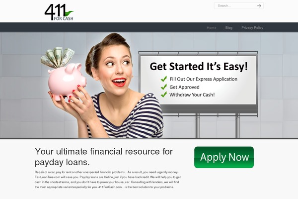 WordPress website example screenshot