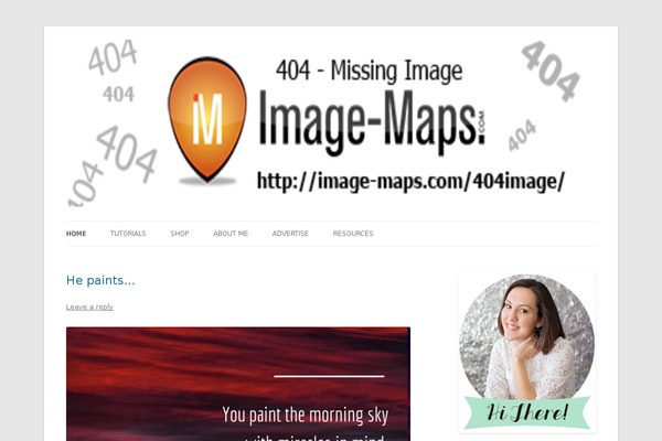 WordPress website example screenshot
