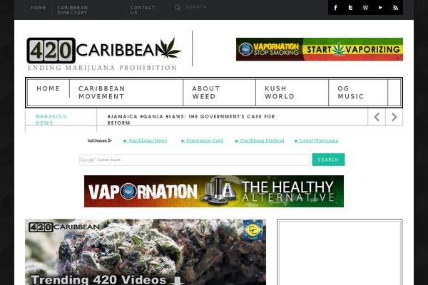 420caribbean.com site used Maxinews