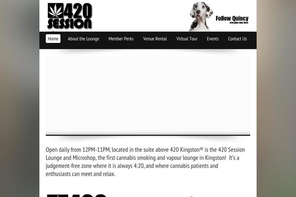 420sessionkingston.com site used Alterego