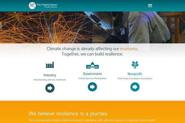 WordPress website example screenshot