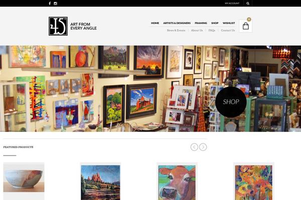 The Retailer theme site design template sample