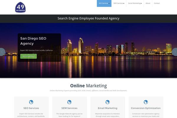49seoservices.com site used Busiprof-pro