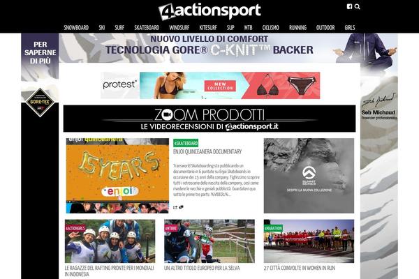 4actionsport.it site used Newspaper