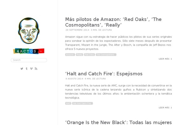 4actos.com site used Cuatroactos