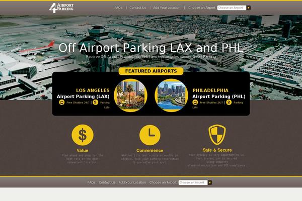 4airportparking.com site used Lax