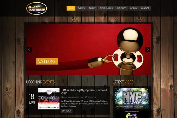 Clubber theme site design template sample