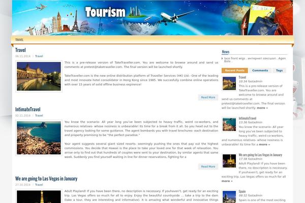 WordPress website example screenshot