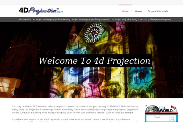 4dprojection.com site used Lounge
