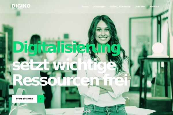 NUVO theme site design template sample