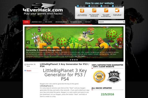 4everhack.com site used Hitgames