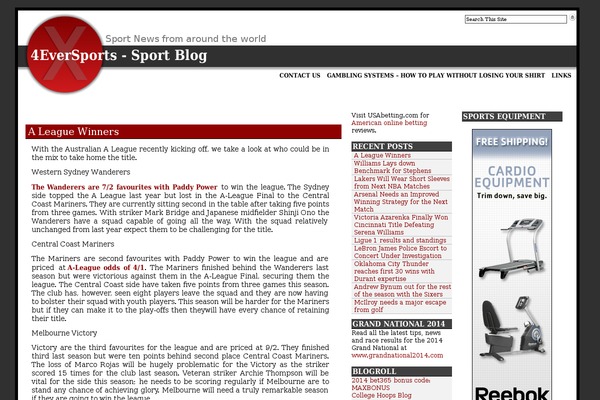 4eversports.info site used Xmark-101