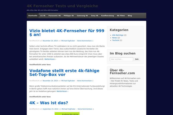 WordPress website example screenshot