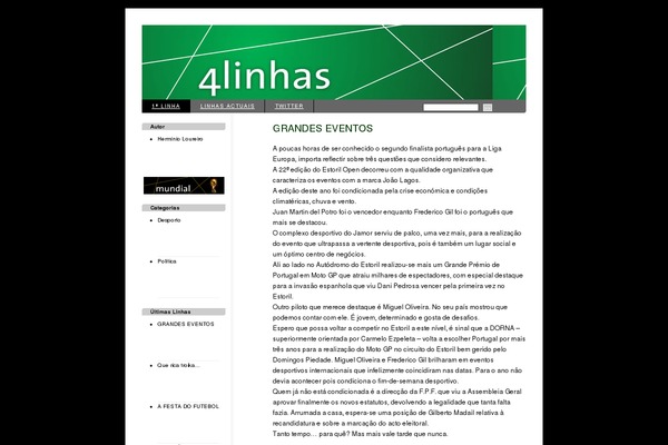 4linhas.com site used 4-linhas