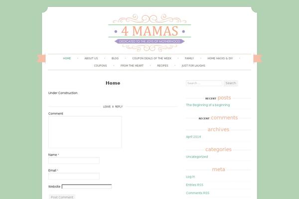 4mamas.com site used Sugar & Spice pro