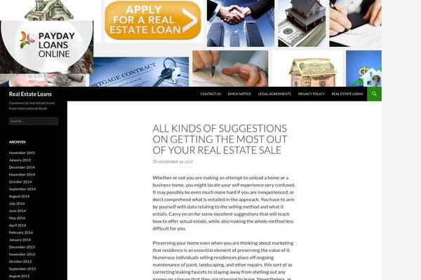 WordPress website example screenshot