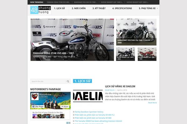 WordPress website example screenshot