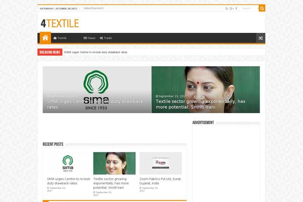 Sahifa theme site design template sample