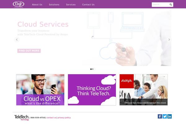 Canvas theme site design template sample