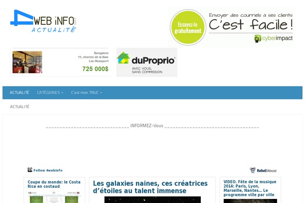 4webinfo.com site used Hueman