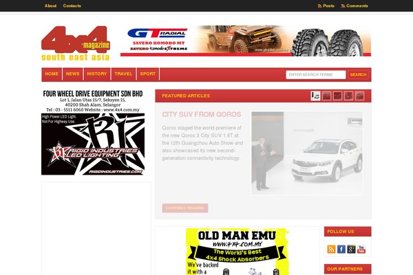 4x4magazine.com.my site used Wp-clear31