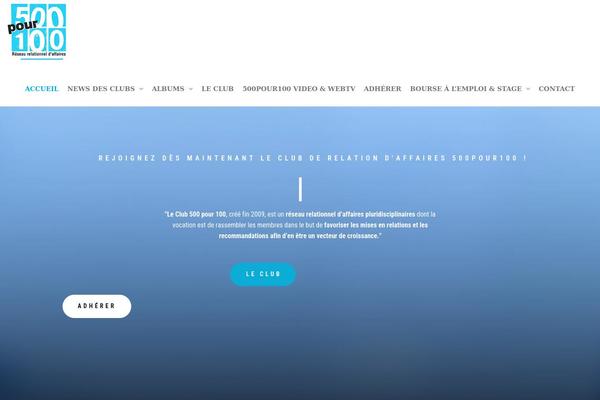 Futurio theme site design template sample