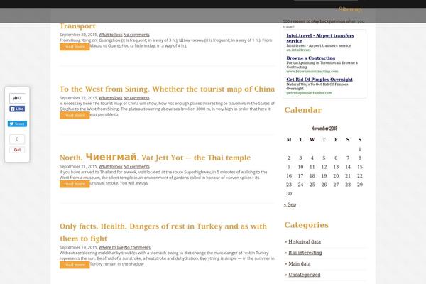 WordPress website example screenshot