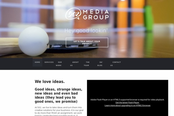 Site using Advanced Responsive Video Embedder plugin