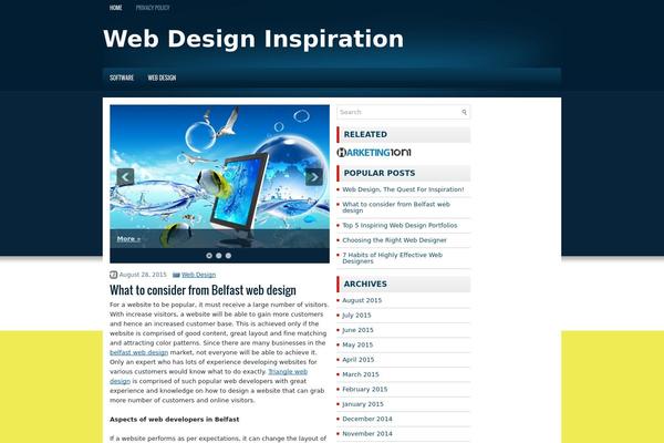 Techpro theme site design template sample