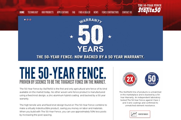 50yearfence.com site used Sasco