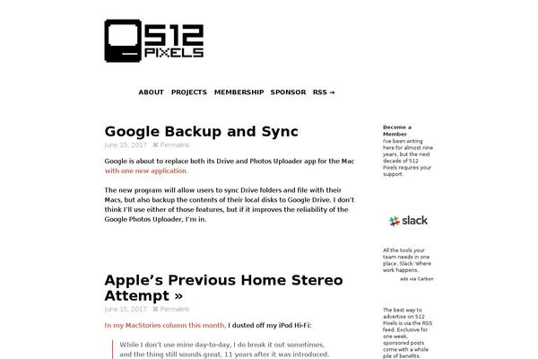 WordPress website example screenshot