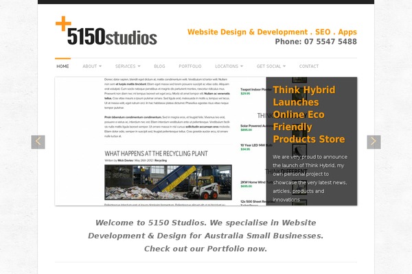 5150studios theme websites examples