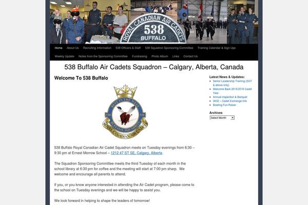 538aircadets.ca site used Aircadets