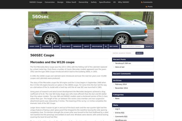 Sec theme site design template sample