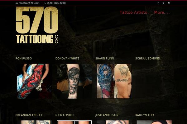 Site using Tattoocloud-portfolio plugin
