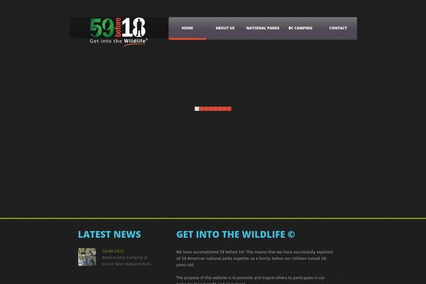 59before18.com site used Theme1598