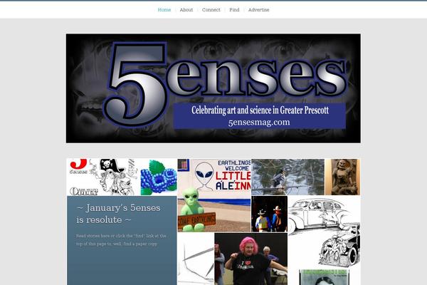 5ensesmag.com site used Mosaico